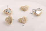 Love Heart Earrings DIY Materials