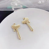 10Pcs Key Pendant Base Silver Charms for Jewelry Making