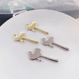 10Pcs Key Pendant Base Silver Charms for Jewelry Making