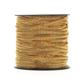 5.5MM Flat Double Layer Cuban Chain, 1M Stainless Steel