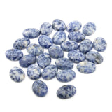 Natural Stone Sodalite Sval Egg-shaped Cabochons DIY Jewelry