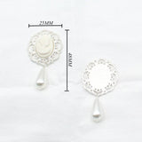 10PCs 48*25MM Hand Sewing Needle Cloth Resin Button Decorative Clothing Button