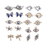 20pcs Mixed Butterfly Eye Rhinestone Charms Pendant DIY Jewelry Making