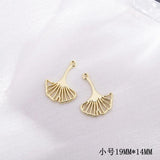 10pcs Leaf Pendant Base for Earrings Necklace DIY Jewelry Making