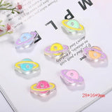 10pcs Acrylic Planet Beads 4mm DIY Jewelry Acces