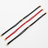 5pcs 3mm Red Rope Adjustable Chain for DIY Necklaces Charms Jewelry