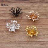 BoYuTe 17MM Metal Brass Filigree Flower Diy Jewelry Materials