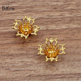 BoYuTe 17MM Metal Brass Filigree Flower Diy Jewelry Materials