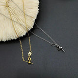 2PCS Stainless Steel Sun Chains Necklace with Clasp Components