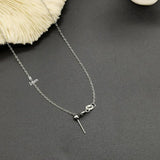 2PCS Stainless Steel Sun Chains Necklace with Clasp Components