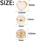 30PCS Silicone Ear Back Stoppers for DIY Earring Making