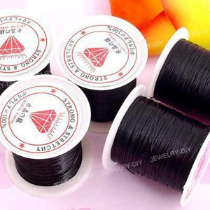 Elastic Crystal Beading Cord 0.5mm Thick 320m Strong Stretchy Jewelry
