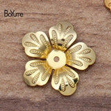 BoYuTe Metal Brass Stamping Flower Jewelry Accessories