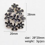 Flower Hair Accessories Metal Headband DIY Alloy Head Accessories