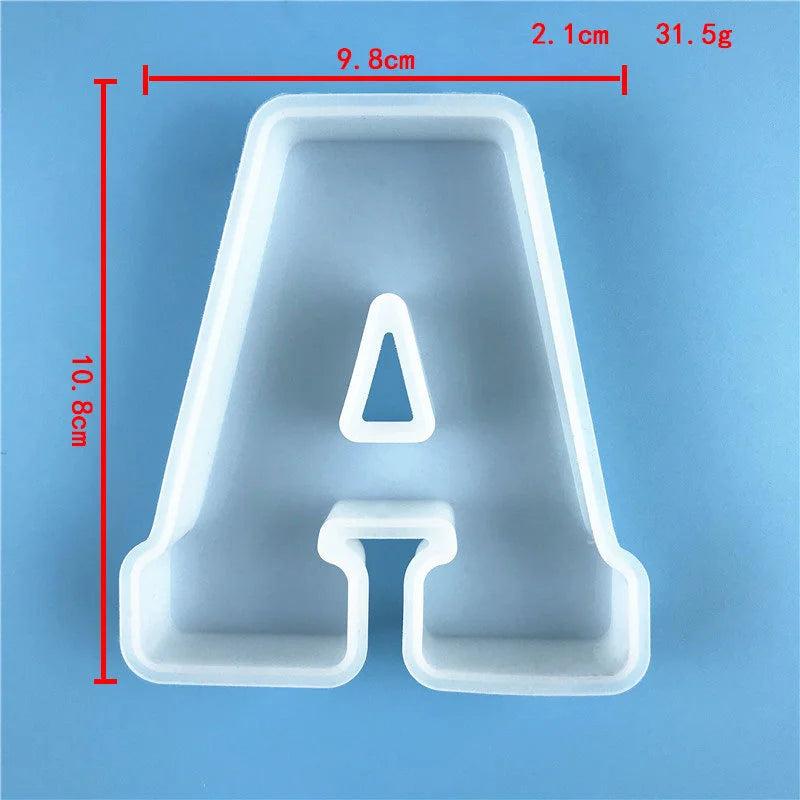 3D Letters Silicone Molds for DIY Casting Craft Supplies