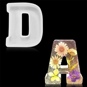 3D Letters Silicone Molds for DIY Casting Craft Supplies