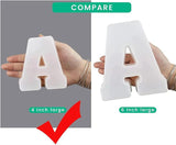 3D Letters Silicone Molds for DIY Casting Craft Supplies