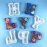 3D Letters Silicone Molds for DIY Casting Craft Supplies