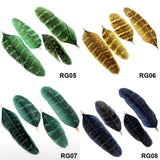 70/90MM Colorful Dot Natural Feather Tassel Pendant DIY Necklace Earring