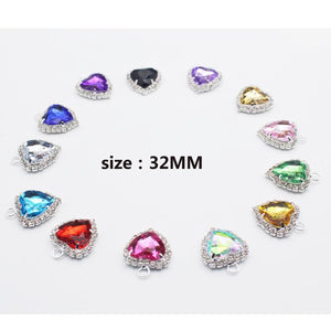 25MM Ring Peach Heart 10 Pieces for DIL Handicrafts