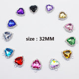 25MM Ring Peach Heart 10 Pieces for DIL Handicrafts