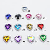 25MM Ring Peach Heart 10 Pieces for DIL Handicrafts