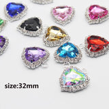 25MM Ring Peach Heart 10 Pieces for DIL Handicrafts