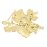 10-Piece Embossed Three Leaf Earrings Pendant Set