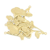 10-Piece Embossed Three Leaf Earrings Pendant Set