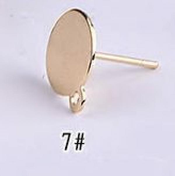 Eco-Friendly Circular Plated Wafer Earrings DIY Kit