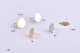 Eco-Friendly Circular Plated Wafer Earrings DIY Kit