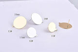 Eco-Friendly Circular Plated Wafer Earrings DIY Kit