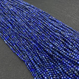 Lapis Lazuli Faceted Beads 2-4mm for Jewelry Making