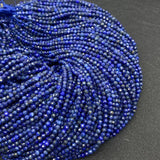 Lapis Lazuli Faceted Beads 2-4mm for Jewelry Making