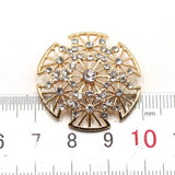 5pcs 30mm Rhinestone Crystal Buttons DIY Clothing Decoration