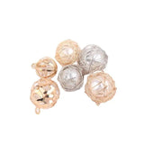 10pcs Wire Wrapped Pearls DIY Stud Earrings Pendants Charms Jewelry Findings
