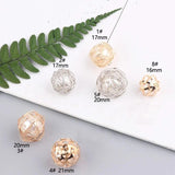 10pcs Wire Wrapped Pearls DIY Stud Earrings Pendants Charms Jewelry Findings