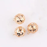 10pcs Wire Wrapped Pearls DIY Stud Earrings Pendants Charms Jewelry Findings