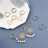10pcs Stainless Steel Earrings Hoop Base DIY Jewelry Making Supplies