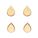 10pcs 25mm Stainless Steel Drop Tray Pendant