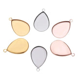 10pcs 25mm Stainless Steel Drop Tray Pendant