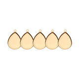 10pcs 25mm Stainless Steel Drop Tray Pendant