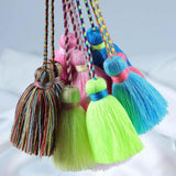 27+5cm Tassel Pendant Double Head DIY Jewelry Curtain Garments Decorative