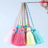 27+5cm Tassel Pendant Double Head DIY Jewelry Curtain Garments Decorative