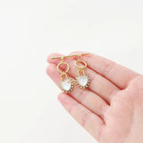 2 Sets Heart O Toggle Clasps 18K Plated Brass DIY Jewelry Findings