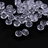 50pcs Silicone Ear Clip Cushion for DIY Jewelry Supplies