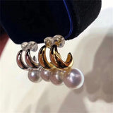 DIY 925 Silver Ear Nail Holder for 8-11mm Bead