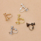 20pcs Metal Copper Clip Earring No Pierced Hook DIY Jewelry Accessoris