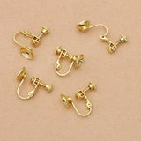 20pcs Metal Copper Clip Earring No Pierced Hook DIY Jewelry Accessoris