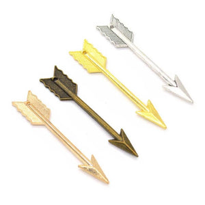 Antique Arrow Pendants for Jewelry DIY